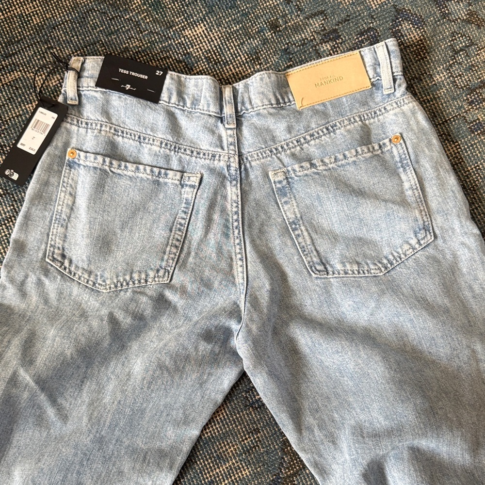 7 For All Mankind Tess Trouser straight leg - Picture 4 of 7